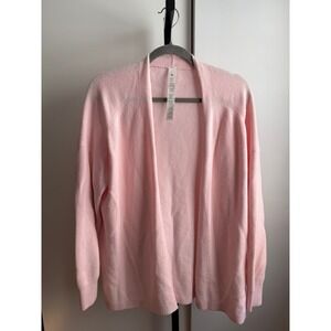 Lululemon Side Slit Sweater Wrap / Size 6 / Strawberry Milkshake